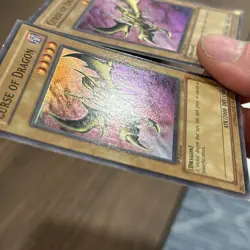 2X) YuGiOh Curse of Dragon LOB-066 1st Edition LP + 1st Edition MP (description) - Image 17