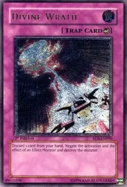 Yugioh! LP Divine Wrath - RDS-EN050 - Ultimate Rare - 1st Edition Lightly Played - Image 1
