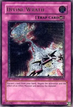 Yugioh! LP Divine Wrath - RDS-EN050 - Ultimate Rare - 1st Edition Lightly Played - Image 2