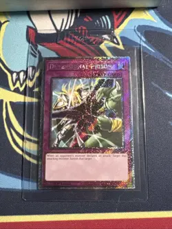 Yugioh Dimensional Prison RA04-EN132 Platinum Secret Rare 1st Ed Near Mint - Image 2