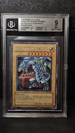 Yugioh Blue-Eyes White Dragon Promo PCK-001 BGS 9 Power Of Chaos POP 7 - Image 7