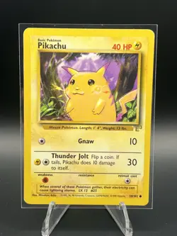 Pikachu E3 Stamped Pokemon Card Base Set 58/102 Yellow Cheeks 1999 - Image 1