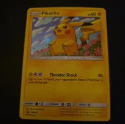 Pokemon Card - Pikachu SM206 Holo - LP - Image 1