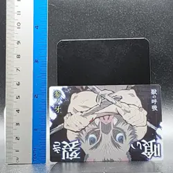 Inosuke Hashibira Demon Slayer Card CCG Japanese BANDAI #2531546 #011 0717 - Image 2