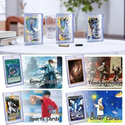 Kitoyz 24 ct Magnetic Card Holder for Trading Cards, 35PT Baseball 24P, Clear - Image 6