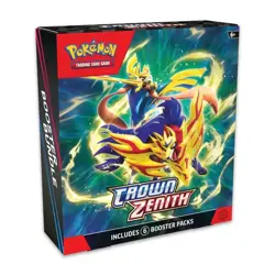 Pokemon TCG Sword & Shield Crown Zenith Booster Bundle 6 Packs Factory Sealed - Image 1