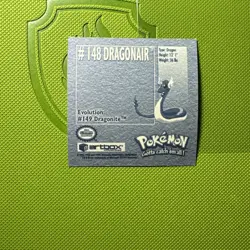 1999 Artbox Stickers Series 1 Pokémon Card Sticker TCG #148 DRAGONAIR NM - Image 2