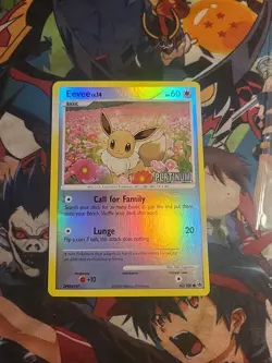 Pokemon TCG Eevee Platinum Stamped Reverse 62/100 Burger King promo Hp - Image 1