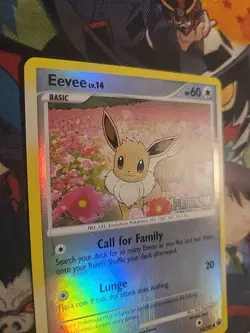 Pokemon TCG Eevee Platinum Stamped Reverse 62/100 Burger King promo Hp - Image 3