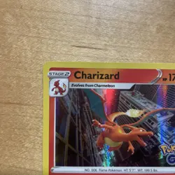 Charizard 10/78 PokÃ©mon GO Set Holo Rare PokÃ©mon Card TCG 2022 - Image 2