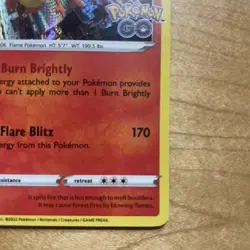 Charizard 10/78 PokÃ©mon GO Set Holo Rare PokÃ©mon Card TCG 2022 - Image 4