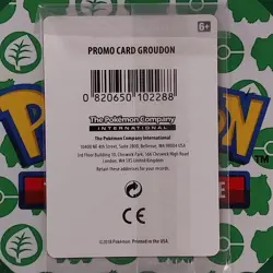 Groudon 081/168 Gamestop Stamped Promo SEALED Pokemon Card English - Image 2
