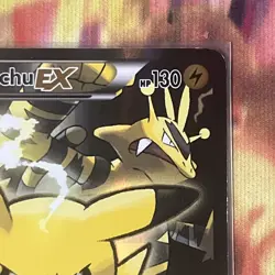 Pokemon TCG English Card XY Promo Pikachu EX XY124 Full Art - Damaged (See Pics) - Image 6