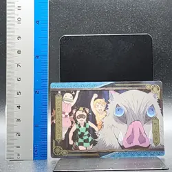 Inosuke Hashibira Demon Slayer Card CCG Japanese BANDAI #2583145 #014 0717 - Image 2