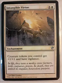 Intangible Virtue Innistrad (19/264) NM White MTG MAGIC HUGE BULK DISCOUNT! - Image 1