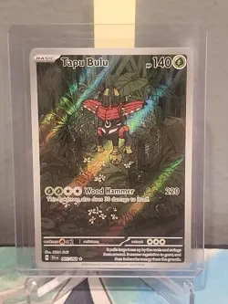 Tapu Bulu 065/064 Illustration Rare Pokemon Card Shrouded Fable LP - Image 3
