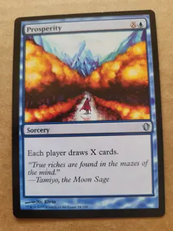 MTG Commander - Prosperity - Magic #54 (Nic Klein) English Blue Uncommon LP/NM - Image 1