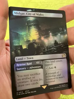 Midgar, City of Mako (Borderless) Final Fantasy Foil MTG - Image 1