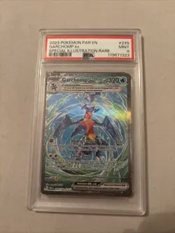 Pokémon TCG Garchomp EX 245/182 Sir Paradox Rift Card, PSA 9 Mint - Image 1