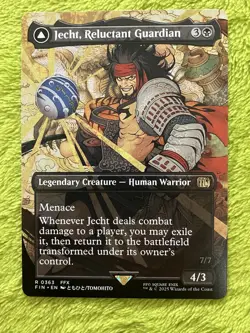 Jecht, Reluctant Guardian (Borderless) Final Fantasy Regular MTG - Image 1