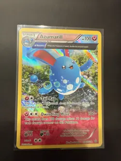 2015 Pokemon - XY: Primal Clash Azumarill (Alpha) #104/160 Holo - Image 1