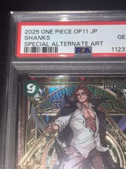 PSA10 One Piece Card Game Shanks SR SP ST16-004 Japanese Trading Card - Image 2