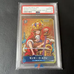 PSA10 One Piece Card Game Luffy P-043 Jump Promo Japanese Trading Card - Image 1
