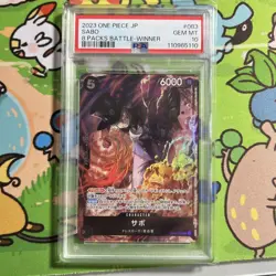PSA10 One Piece Card Game Sabo SR [OP04-083] Japanese Trading Card - Image 1