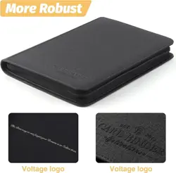 Luxury Faux Leather 540 Card Capacity Collector's Binder – Ideal for TCG & MTG - Image 5