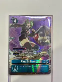 *ALT BT22-085 Rina Shinomiya Digimon Card Game TCG - Image 1