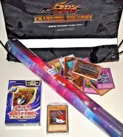 YuGiOh collection cards booster packs promo drawstring backpack 2 player playmat - Image 1