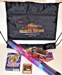 YuGiOh collection cards booster packs promo drawstring backpack 2 player playmat - Image 3