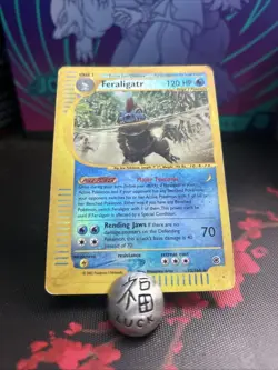 Feraligatr 12/165 Reverse Holo Rare Expedition Pokemon Card - Image 1