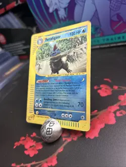 Feraligatr 12/165 Reverse Holo Rare Expedition Pokemon Card - Image 3