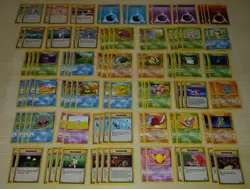 MP Lot Of 108 Vintage Pokemon Cards Regular Mostly Fossil Jungle W Rocket BSU - Image 10