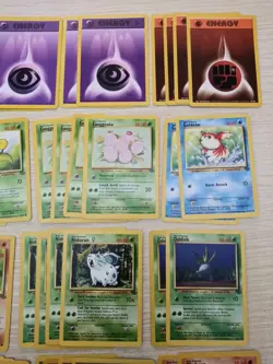 MP Lot Of 108 Vintage Pokemon Cards Regular Mostly Fossil Jungle W Rocket BSU - Image 14