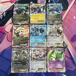 Pokemon TCG | Half Art Ex Card Bundle X9 | Tyranitar, White Kyurem & More - Image 1