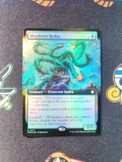 EXACT CARD PICTURED Mossborn Hydra Extended Art FDN 0471 MTG Foundations Foil - Image 3