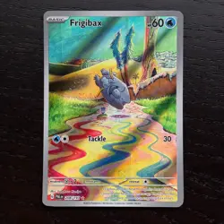 Frigibax 208/193 Pokemon Paldea Evolved Full Art Illustration Rare Holo Card NM - Image 1