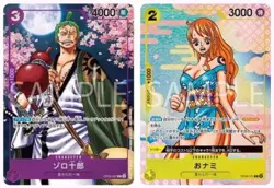ONE PIECE Card O-Nami R OP06-101 Zoro-Juurou R OP05-067 Promo Set JP - Image 1