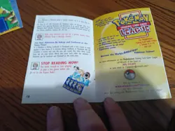Pokemon Trading Card Game Rulebook Version 3 Wizards of the Coast WOTC 1999 - Image 2