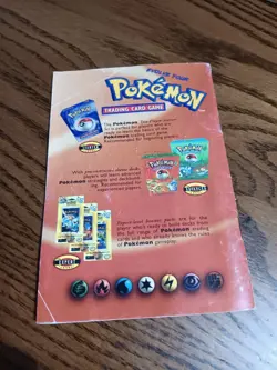 Pokemon Trading Card Game Rulebook Version 3 Wizards of the Coast WOTC 1999 - Image 3