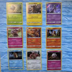 Pokémon Detective Pikachu Set of 9 Holographic Cards - Image 4