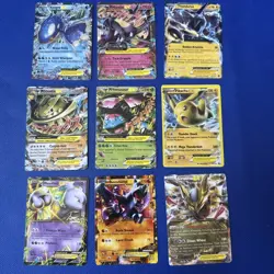 Lot of 9 Pokémon Card - Mega/Basic- Pikachu/Mewtwo/Giratina/etc - Image 1