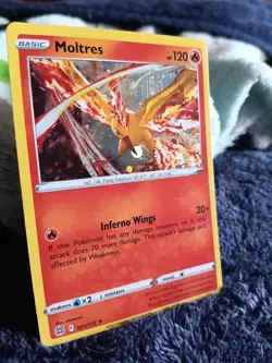 Moltres 021/172 Rare Holo Pokemon TCG Card Brilliant Stars NM - Image 2