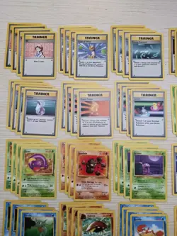 MP-HP Lot Of 100 Vintage Pokemon Cards Regular Mostly Fossil Jungle W Rocket BSU - Image 10