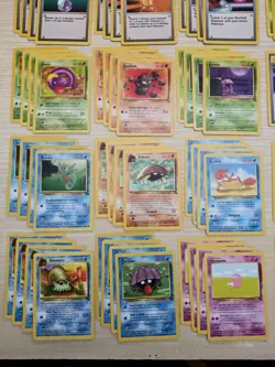 MP-HP Lot Of 100 Vintage Pokemon Cards Regular Mostly Fossil Jungle W Rocket BSU - Image 11