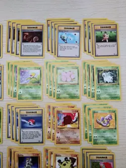 MP-HP Lot Of 100 Vintage Pokemon Cards Regular Mostly Fossil Jungle W Rocket BSU - Image 12