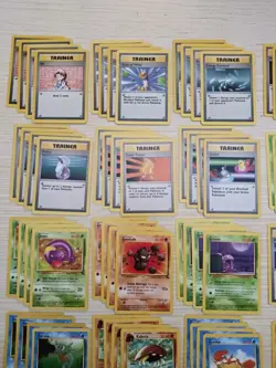 MP-HP Lot Of 100 Vintage Pokemon Cards Regular Mostly Fossil Jungle W Rocket BSU - Image 3