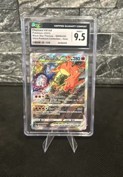 CHC 9.5 Charizard VSTAR SWSH262 SWSH: Sword & Shield Promo Cards Holo (2022) - Image 1